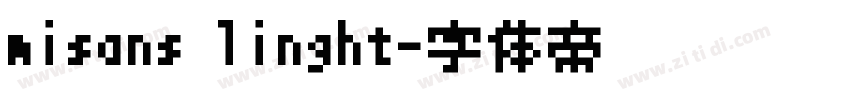 misans linght字体转换